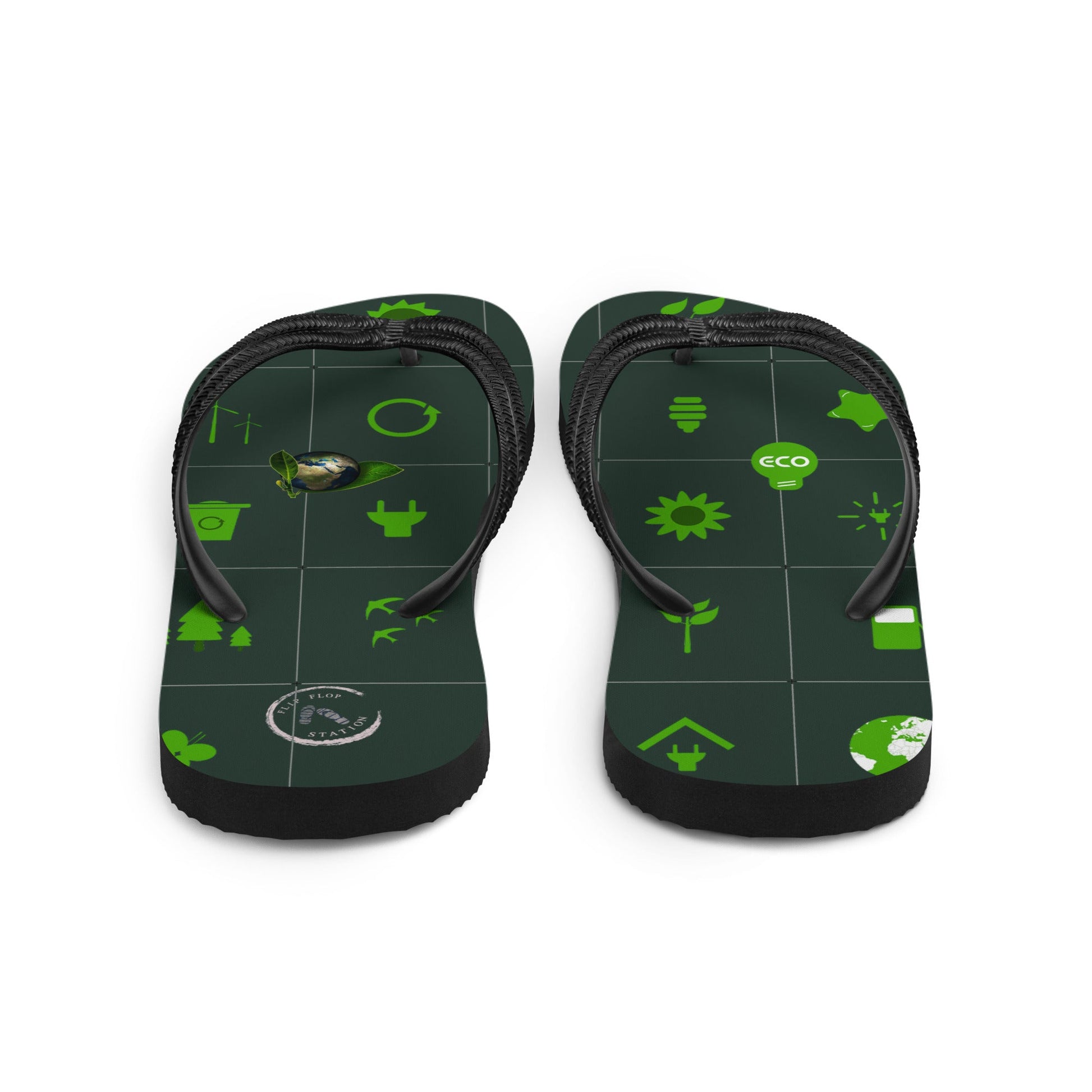 22nd April Earth Day Flip-Flops Designs