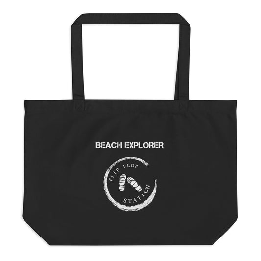 Beach Explorer Large organic tote bag