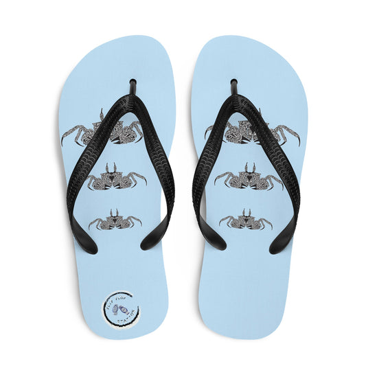Crab Family Flip-Flops