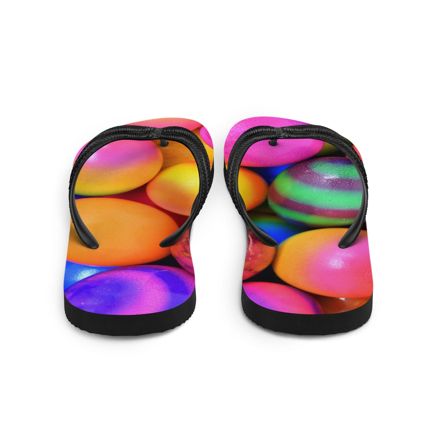 Easter Eggs Comes in many bright Colours! Unisex Flip Flops