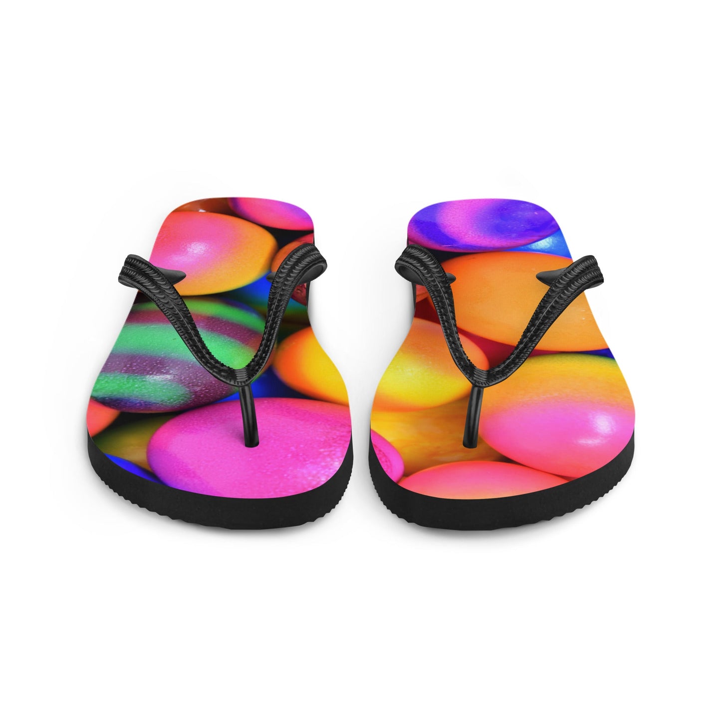 Easter Eggs Comes in many bright Colours! Unisex Flip Flops
