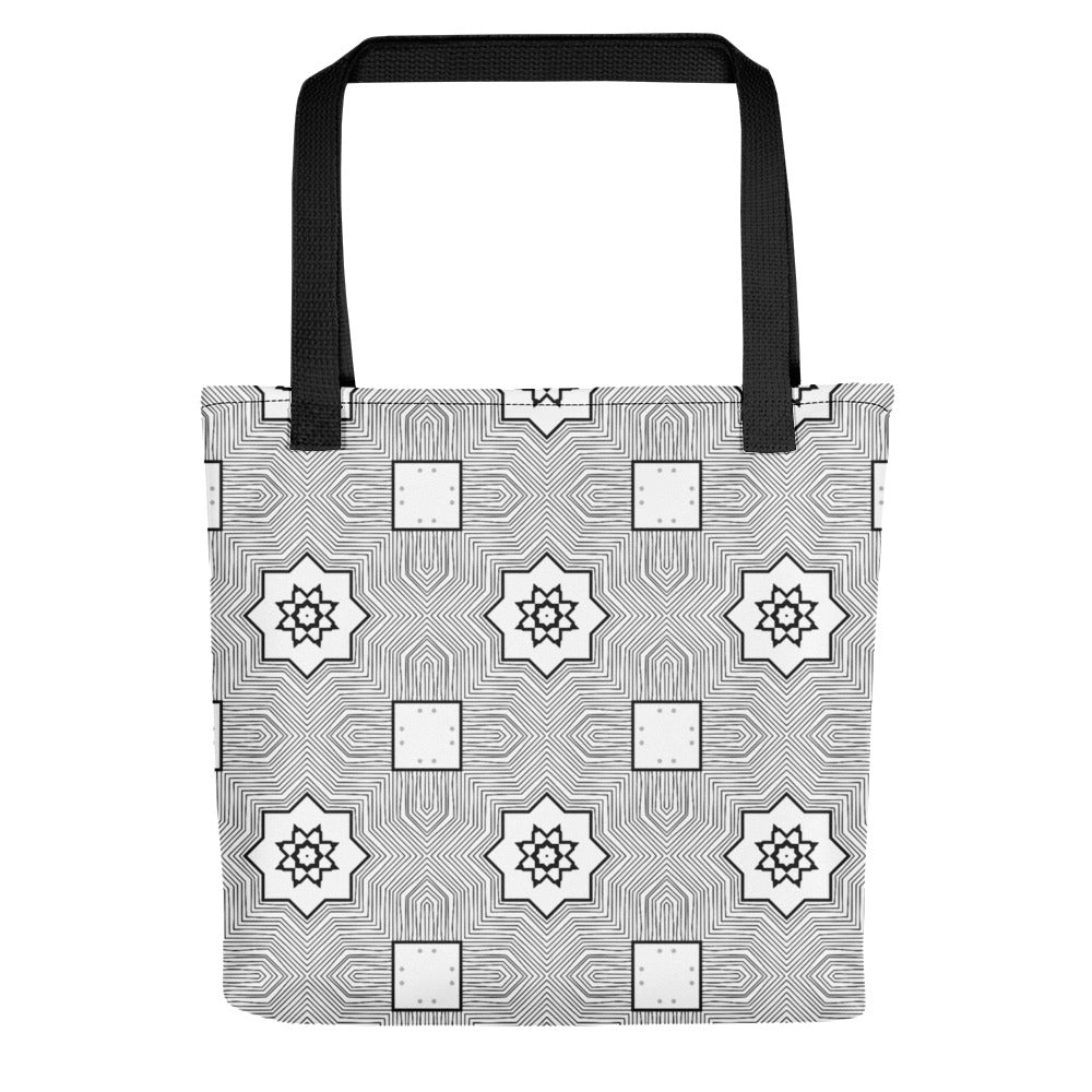 Geo Flowers Tote bag