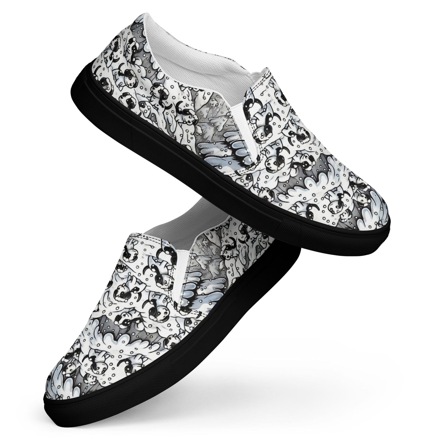 Hidden Dogs - Women’s slip-on canvas shoes designs