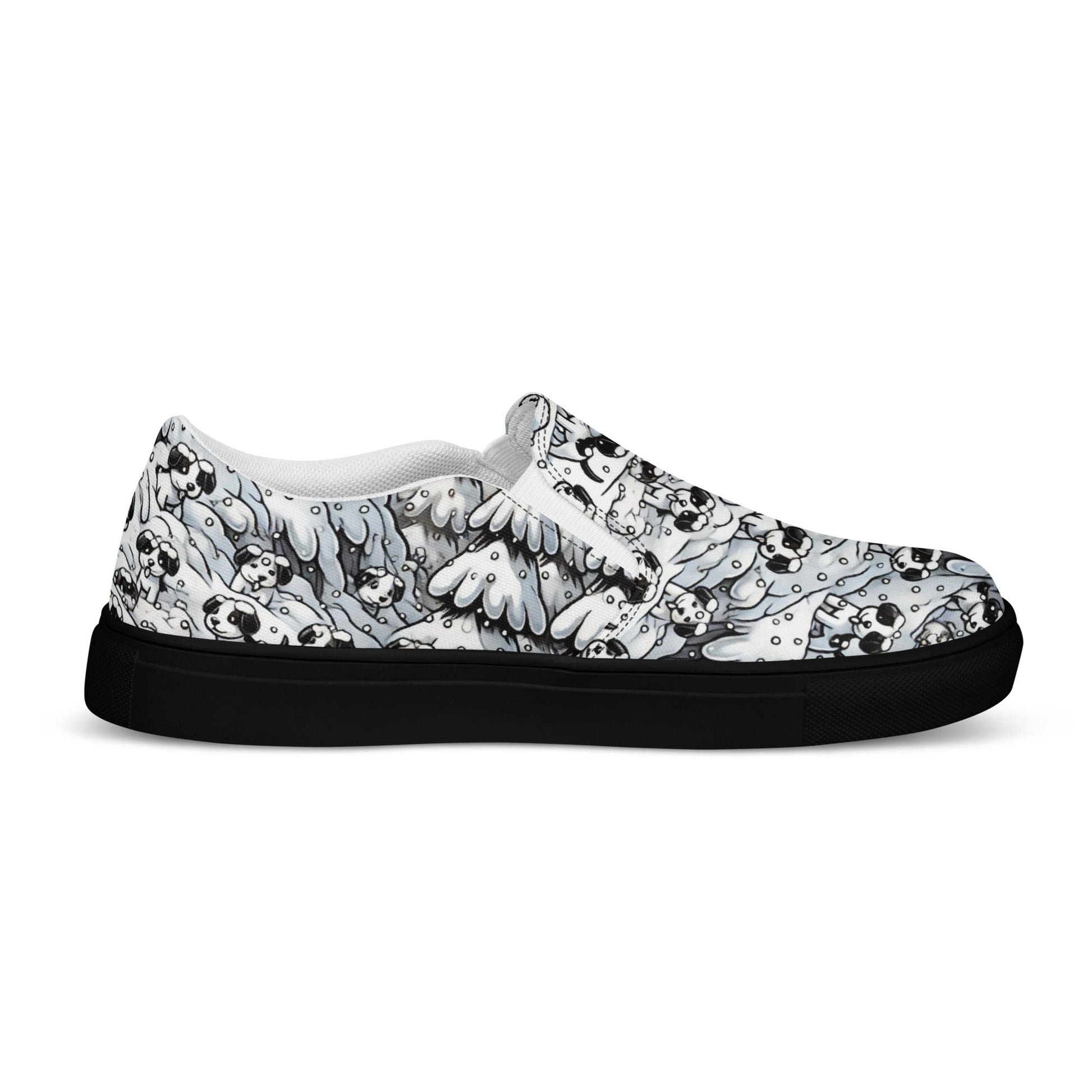 Hidden Dogs - Women’s slip-on canvas shoes designs