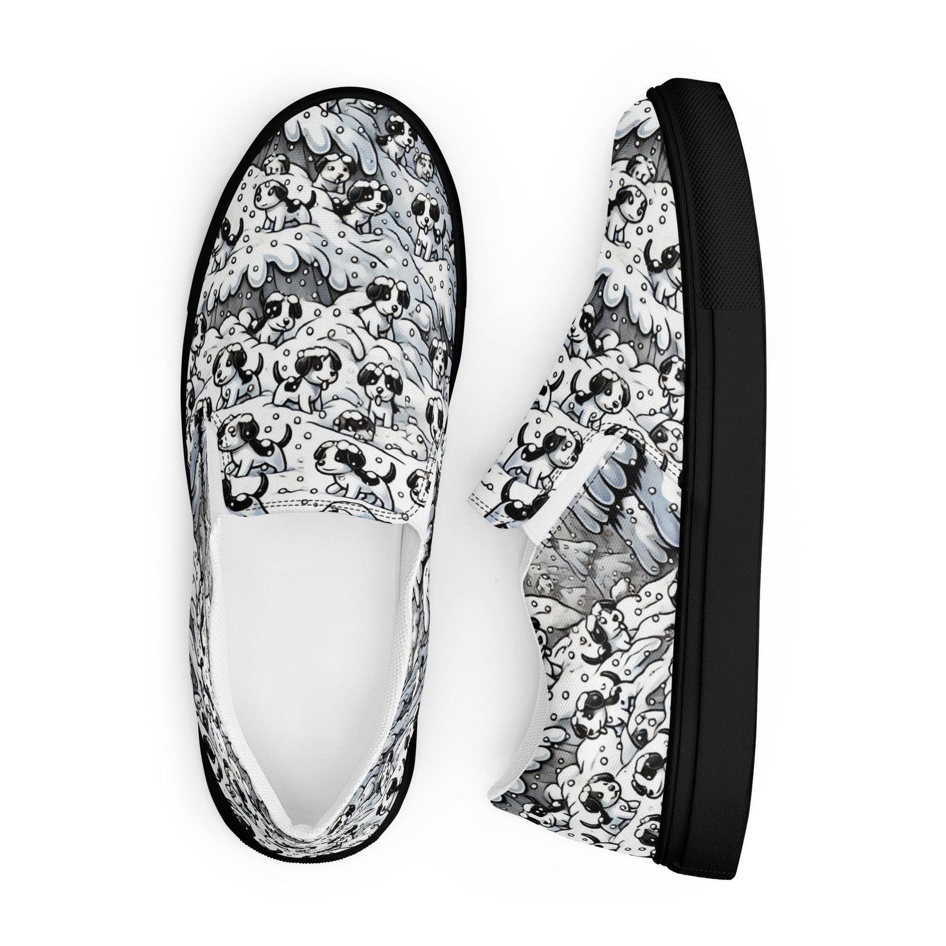 Hidden Dogs - Women’s slip-on canvas shoes designs