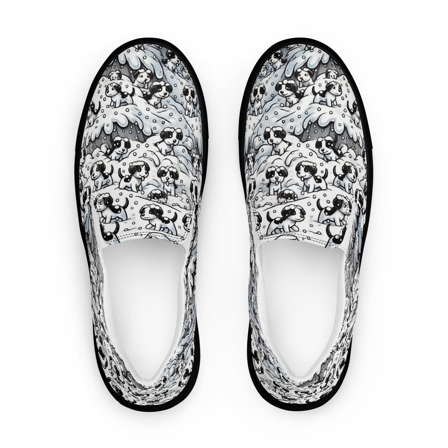 Hidden Dogs - Women’s slip-on canvas shoes designs