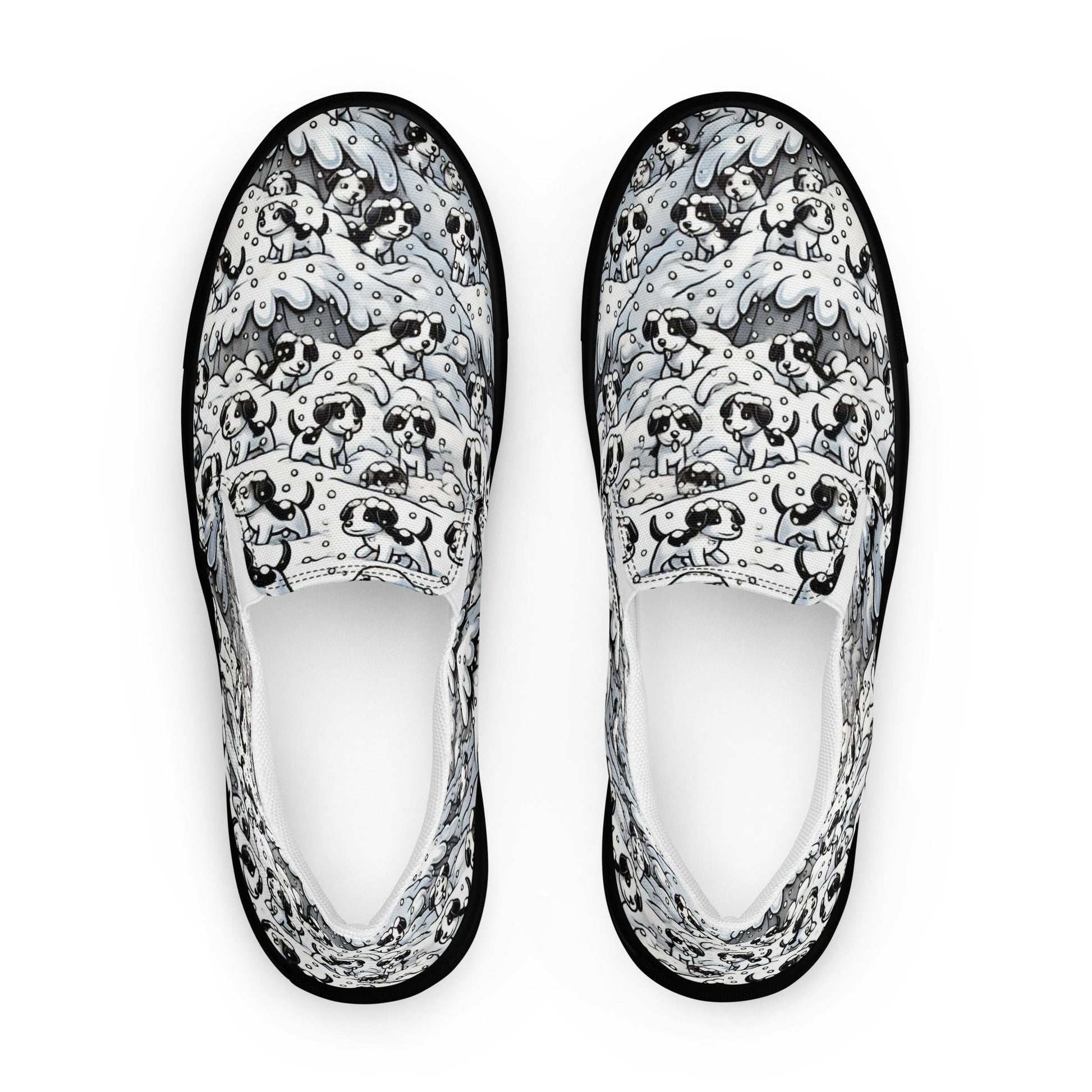 Hidden Dogs - Women’s slip-on canvas shoes designs
