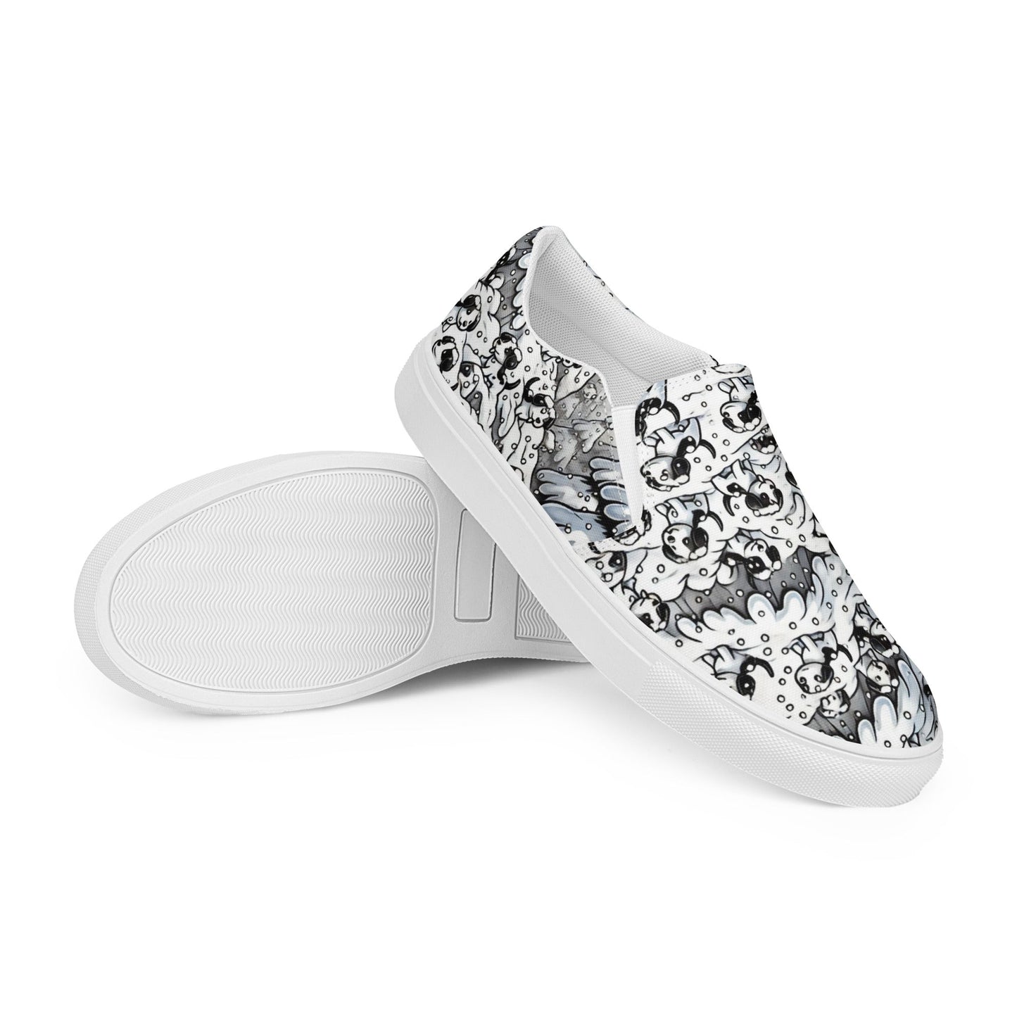 Hidden Dogs - Women’s slip-on canvas shoes designs