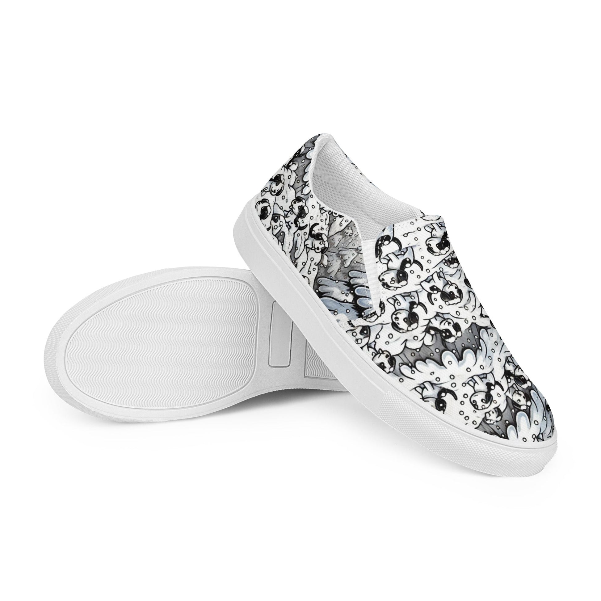 Hidden Dogs - Women’s slip-on canvas shoes designs