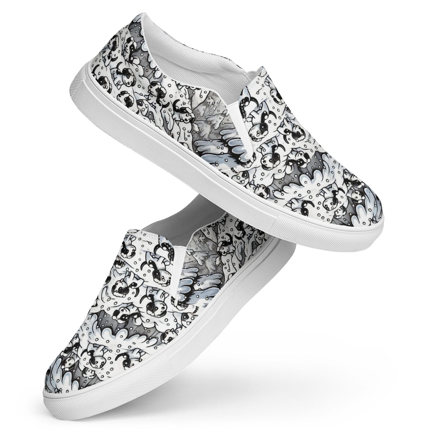 Hidden Dogs - Women’s slip-on canvas shoes designs