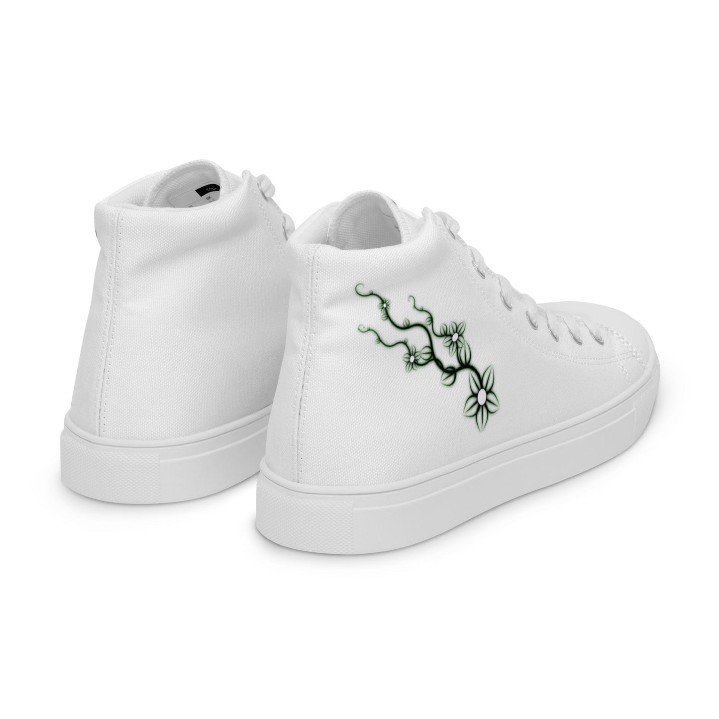 Poison Ivy high top canvas shoes