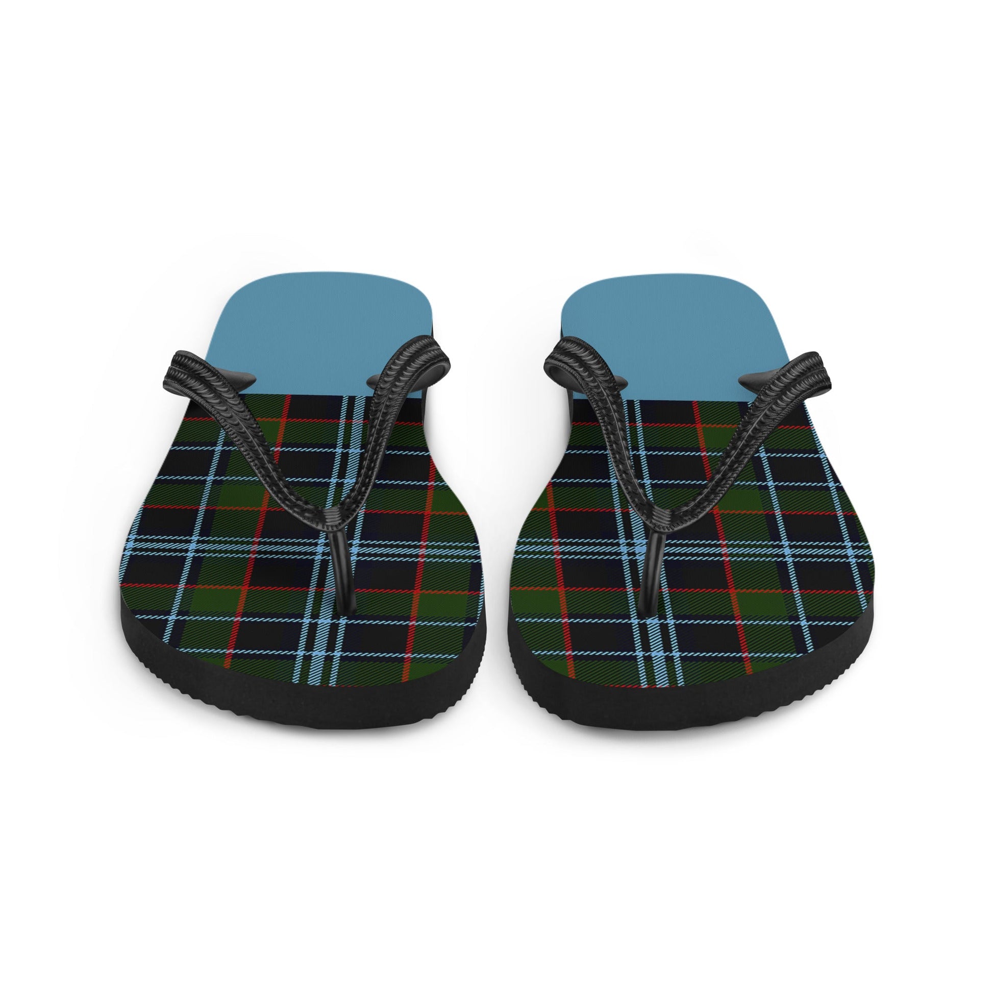 Tartan Blues Flip-Flops
