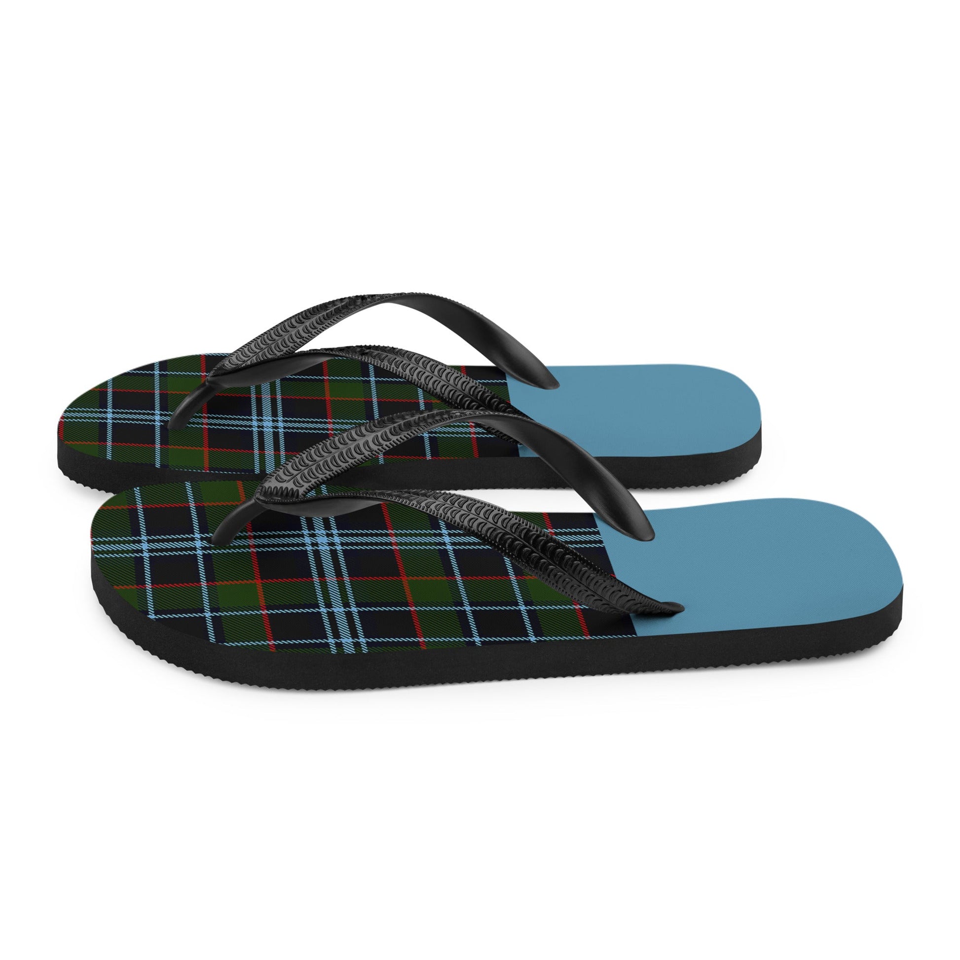 Tartan Blues Flip-Flops