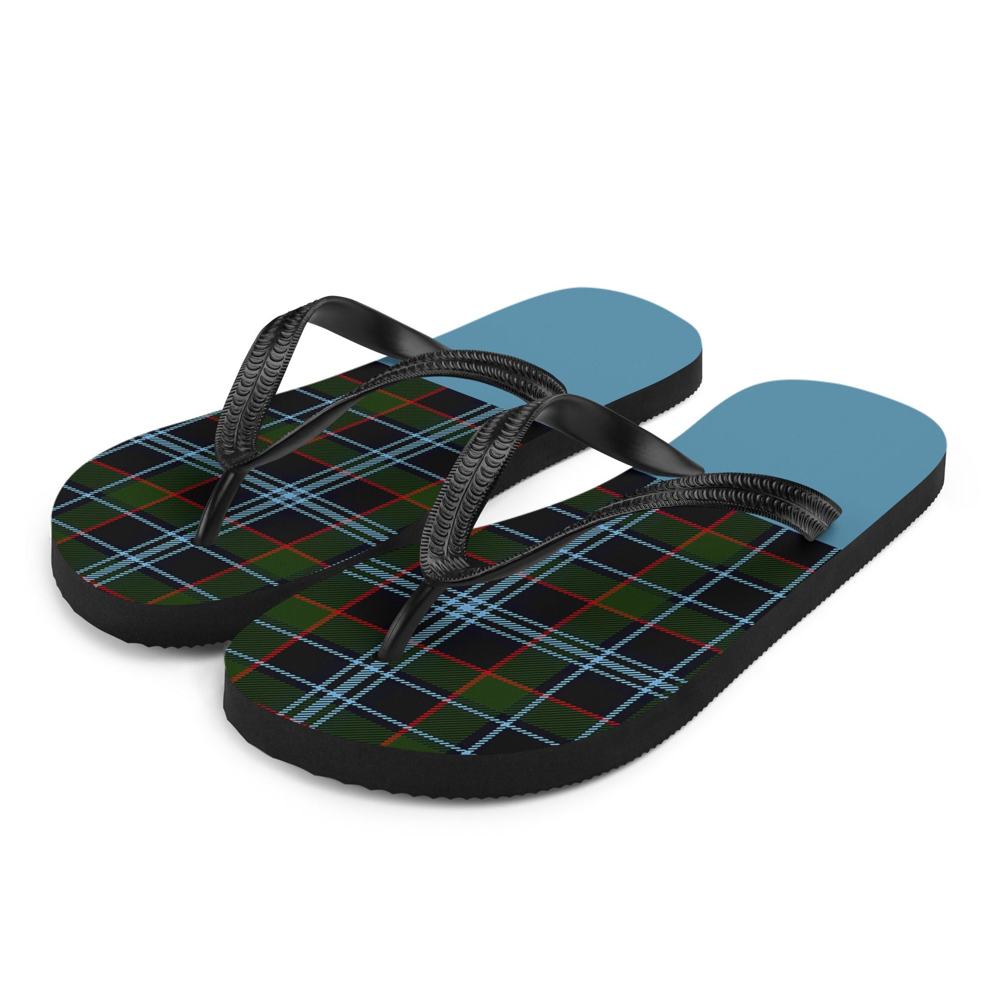 Tartan Blues Flip-Flops