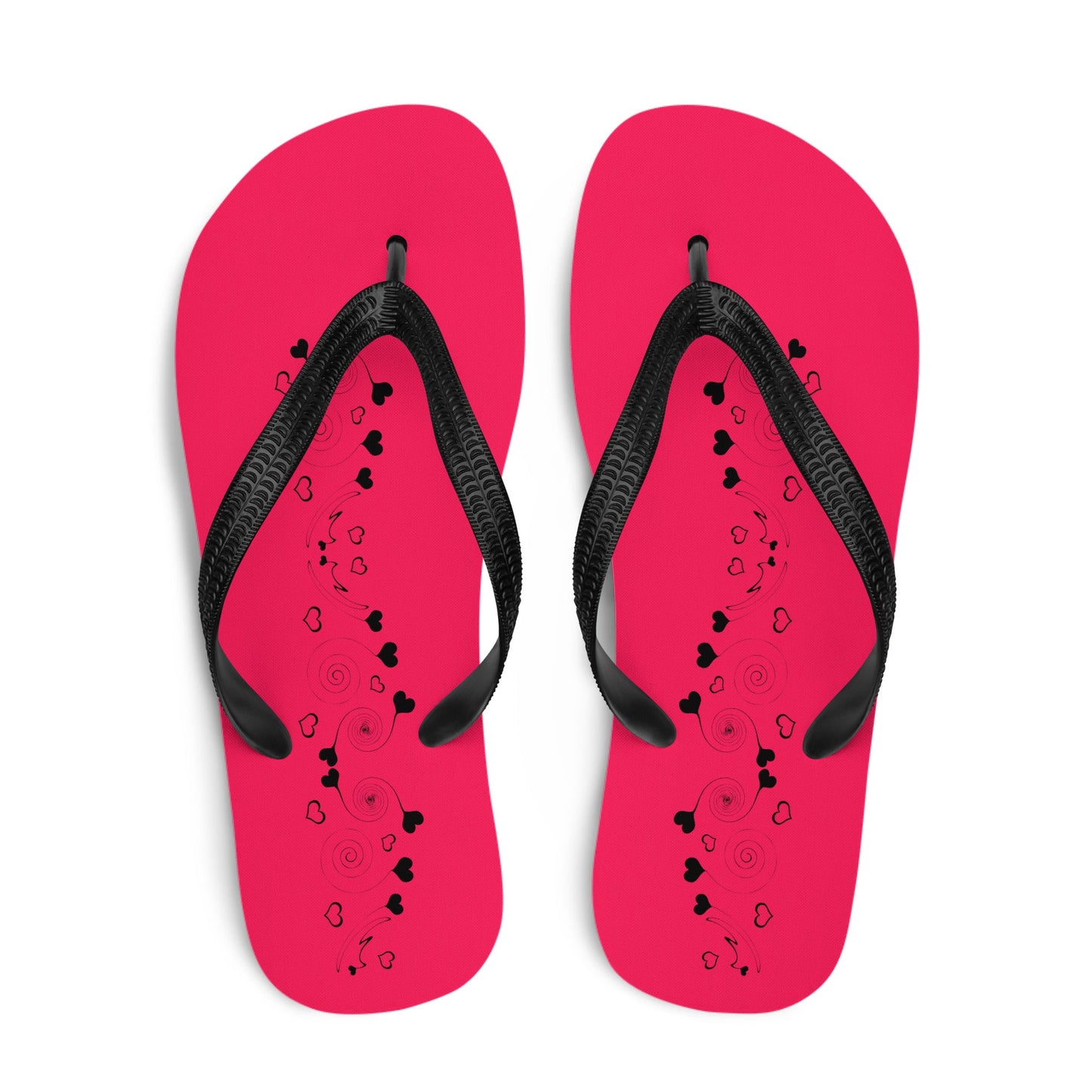 Tiny Hearts Design Flip-Flops