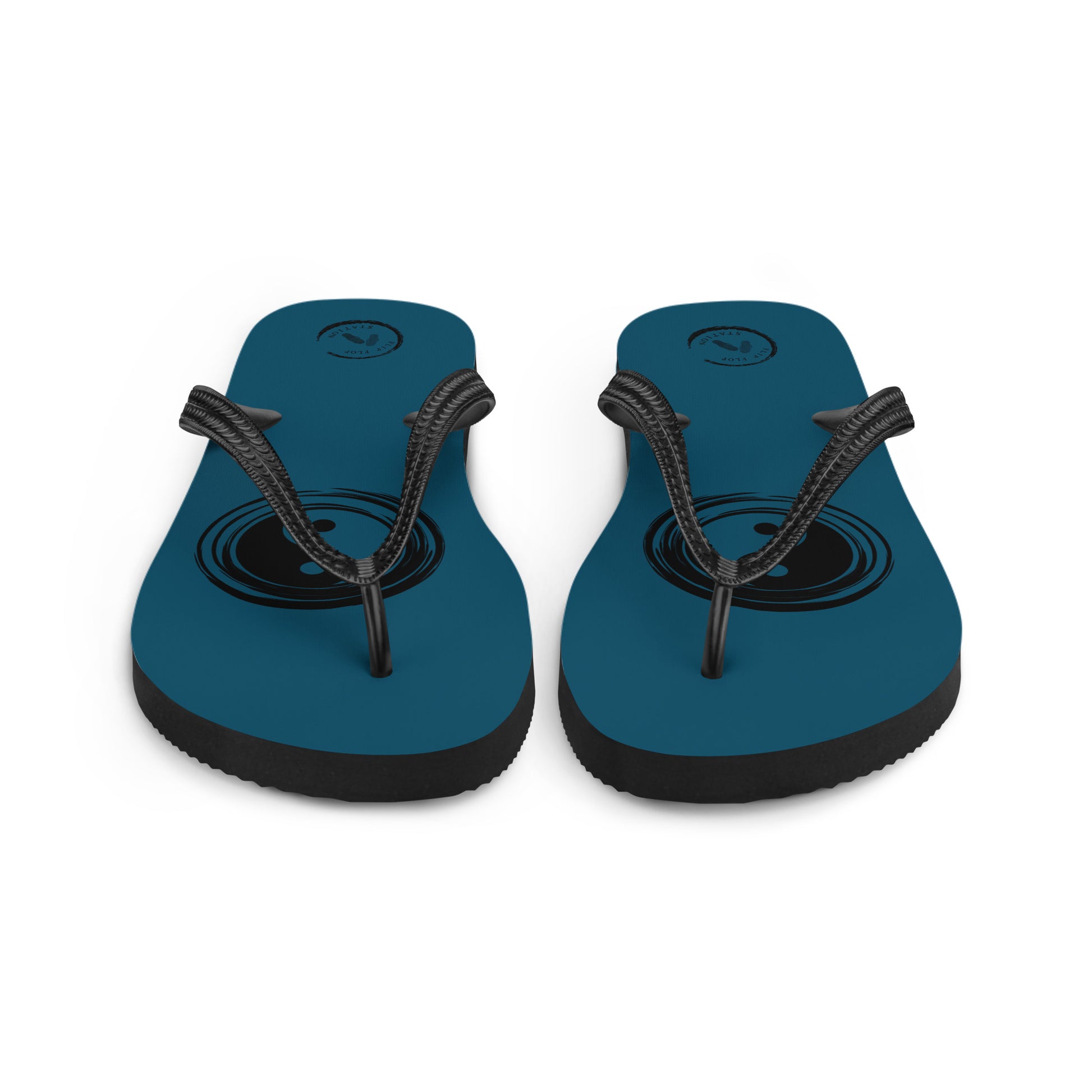 Ying-Yang Men's Flip-Flops