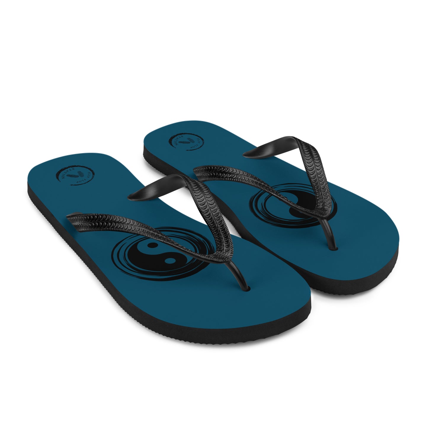 Ying-Yang Men's Flip-Flops