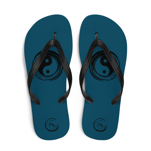 Ying-Yang Men's Flip-Flops