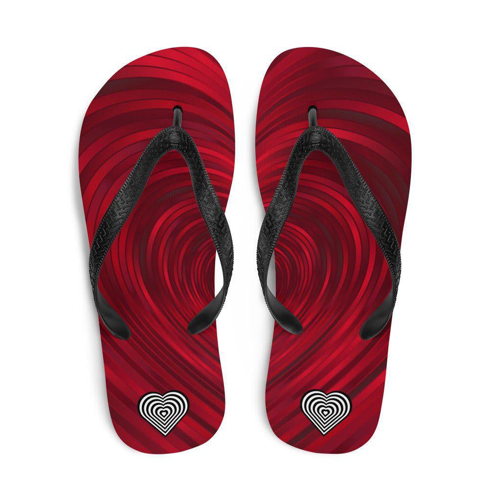 A Valentine's Heart Flip-flop collection