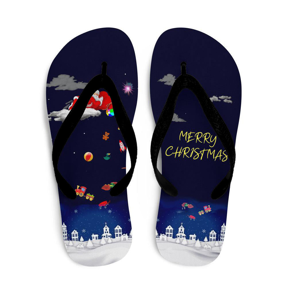 The Christmas Spirit Collection Flip Flops Designs