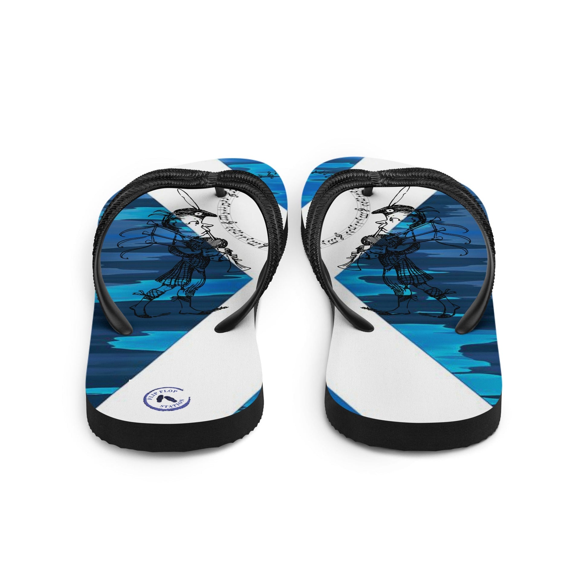 10th March - Bagpipe Day! Custom Flip-Flops Design