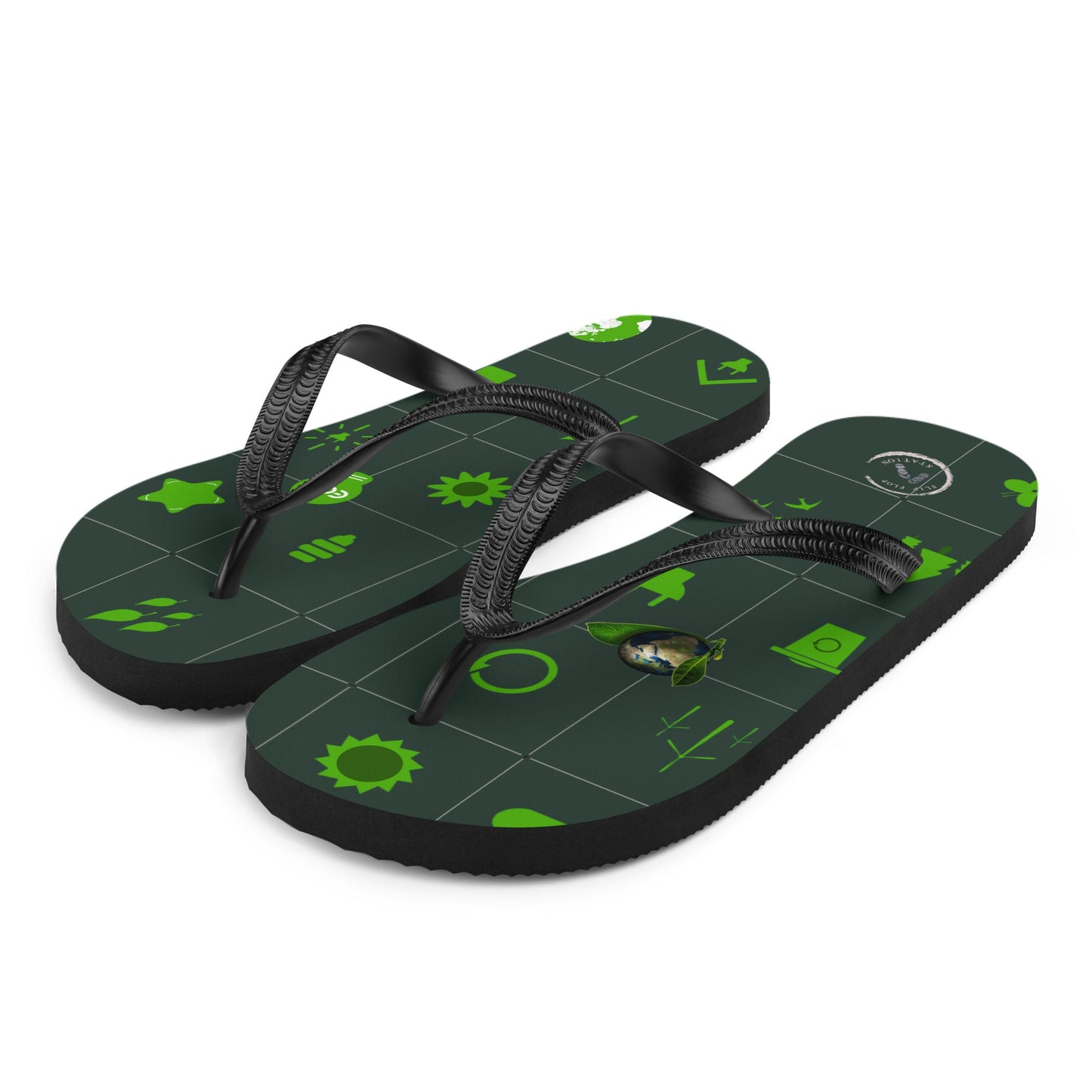 22nd April Earth Day Flip-Flops Designs