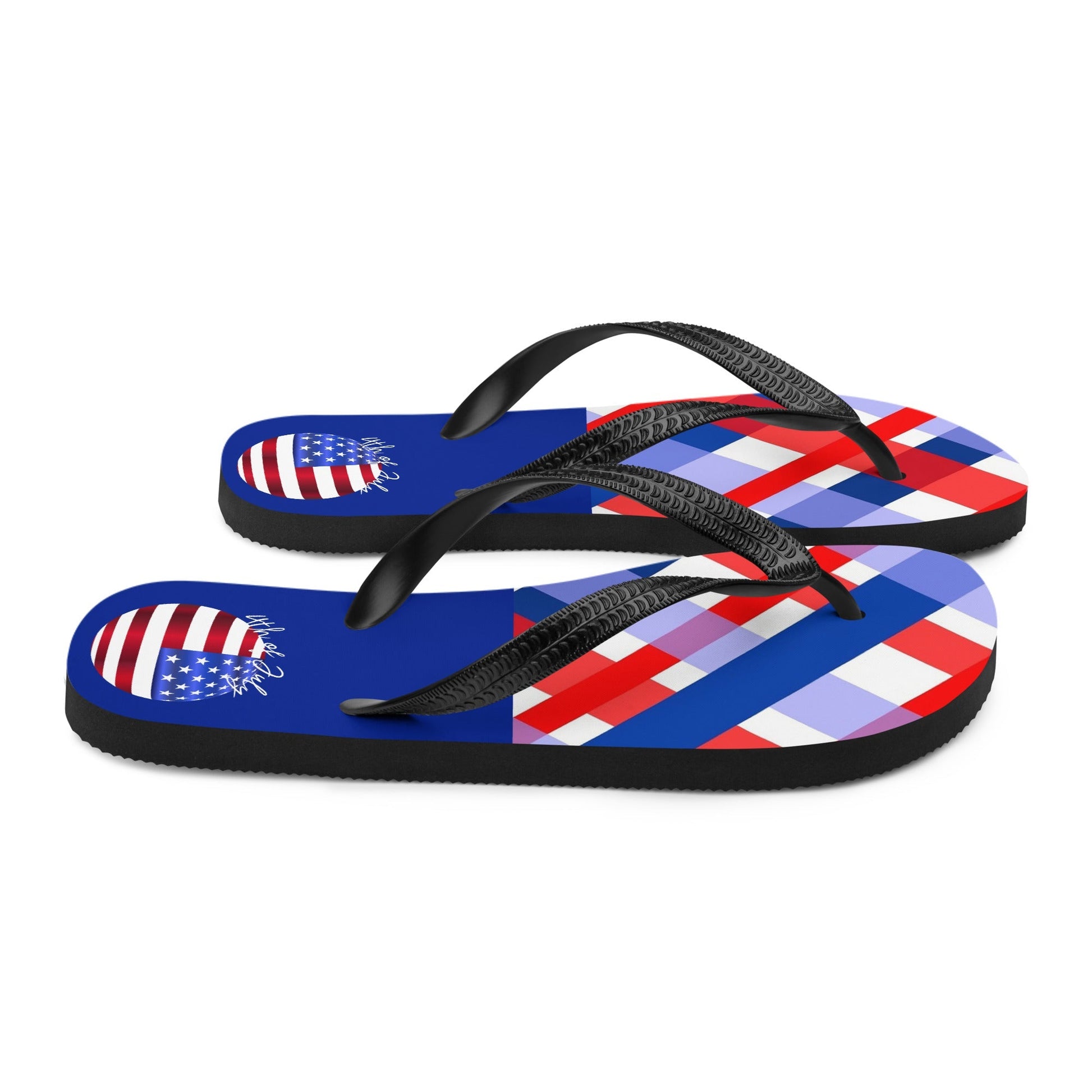 4th of July - Custom Flip-Flops Design