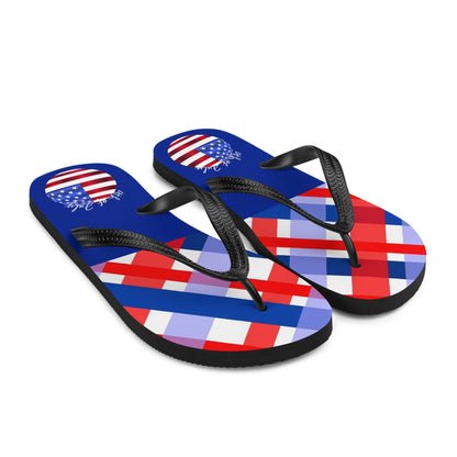 4th of July - Custom Flip-Flops Design