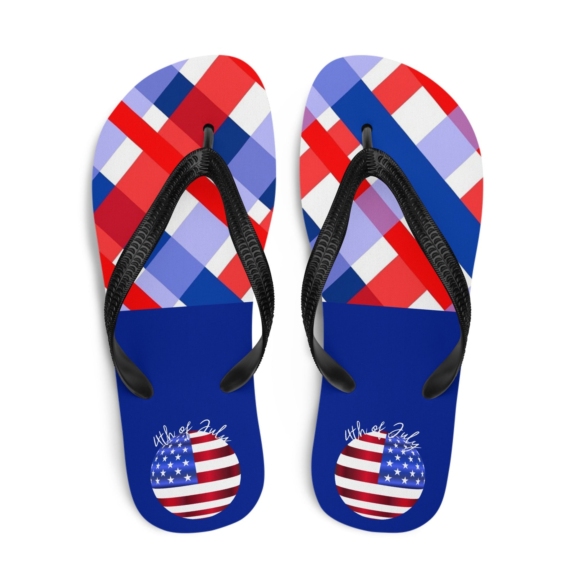 4th of July - Custom Flip-Flops Design