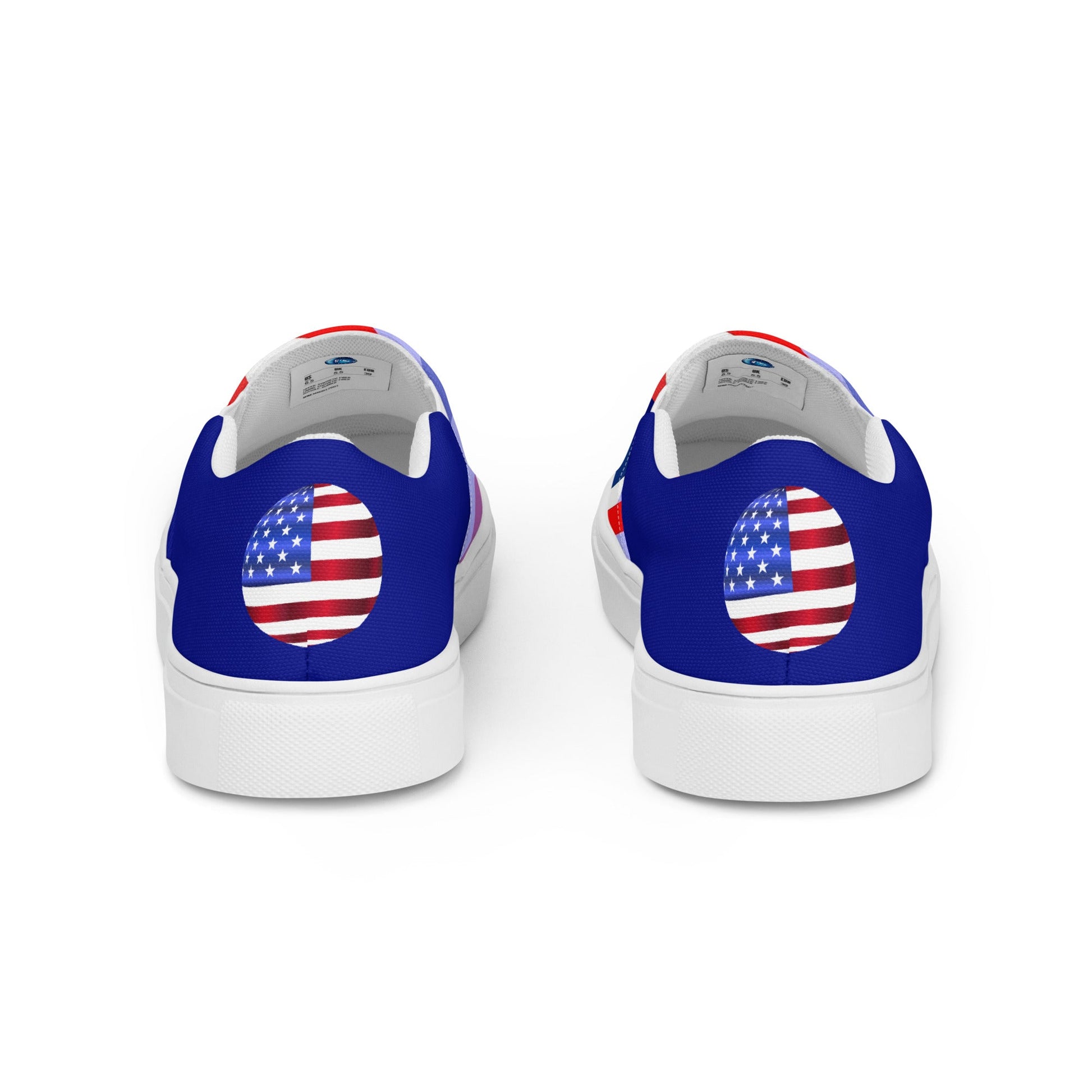4th of July men's slip-on canvas shoes