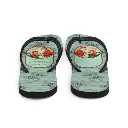 A Vintage Christmas Gift Flip-Flops