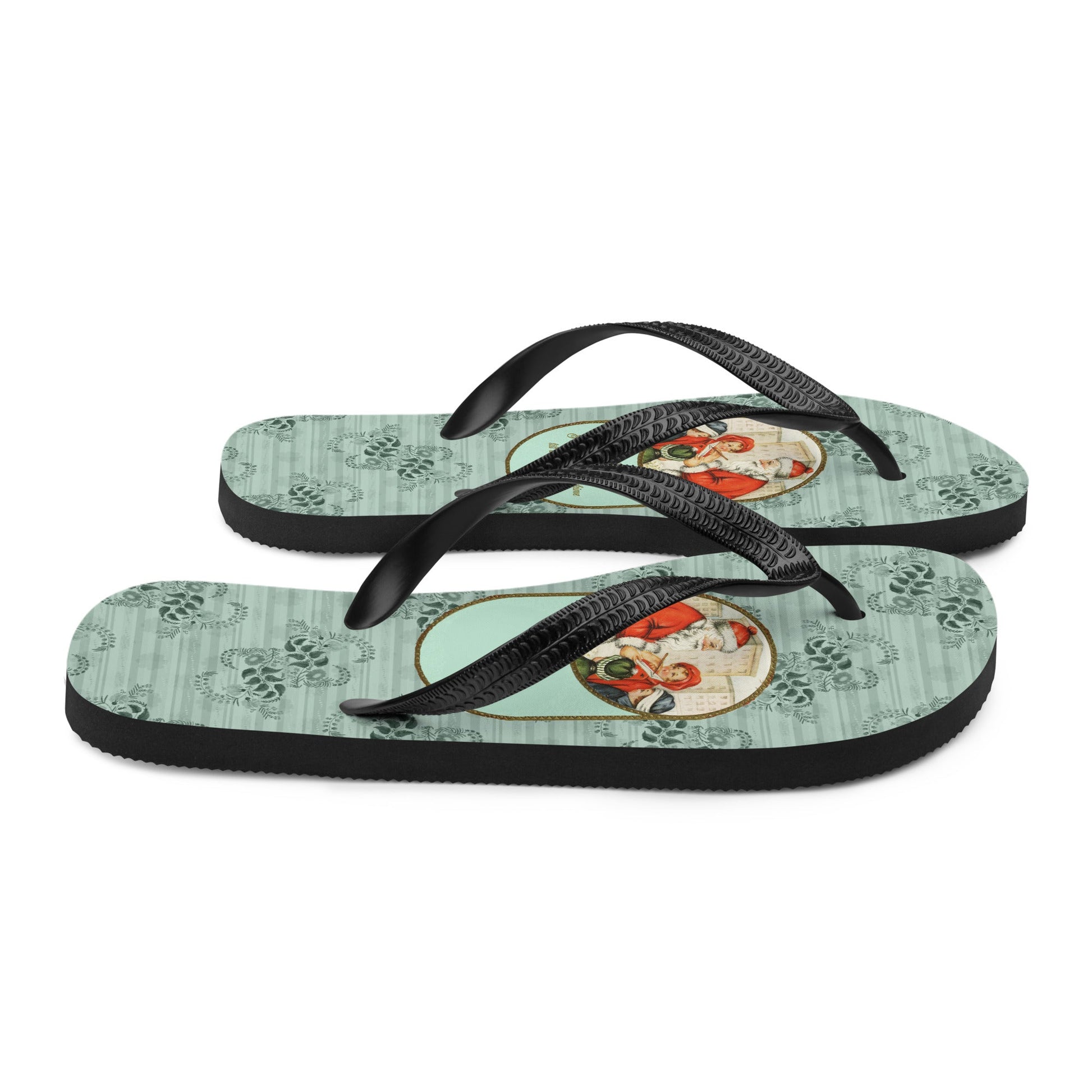 A Vintage Christmas Gift Flip-Flops