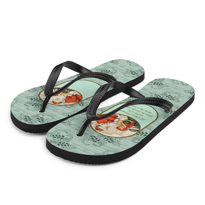 A Vintage Christmas Gift Flip-Flops