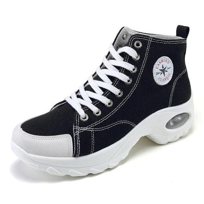 Air Stride Canvas: Where Classic Meets Bounce - The Ultimate High Top with Air-Infused Comfort!"