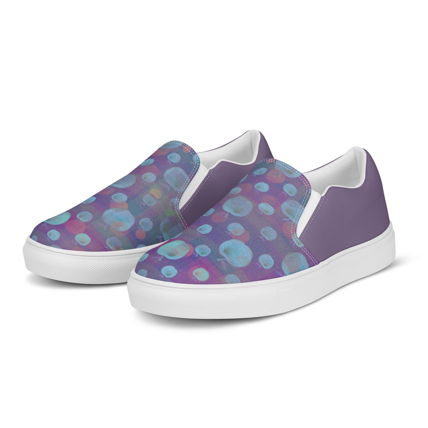 Apple Shadow men's slip-on canvas shoes