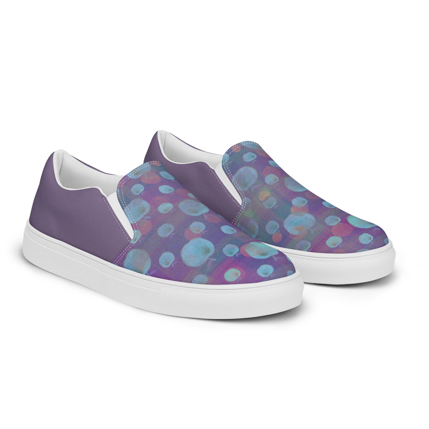 Apple Shadow men's slip-on canvas shoes