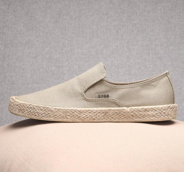 Back to Basics men's slip-on canvas shoes