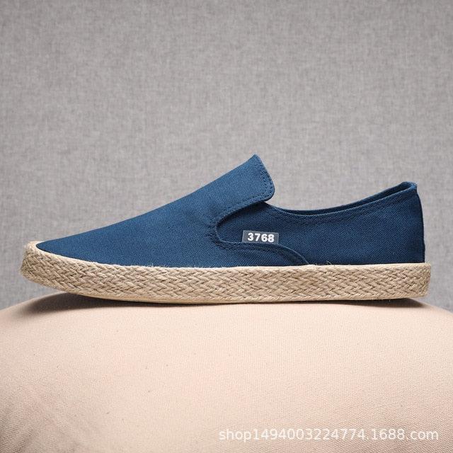 Back to Basics men's slip-on canvas shoes