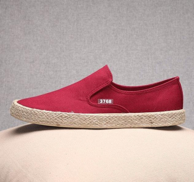 Back to Basics men's slip-on canvas shoes