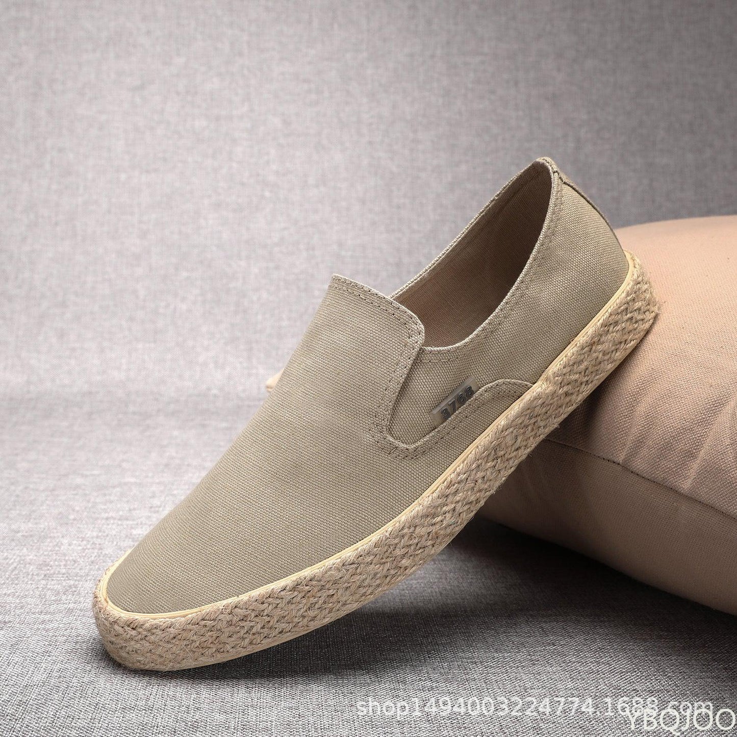 Back to Basics men's slip-on canvas shoes