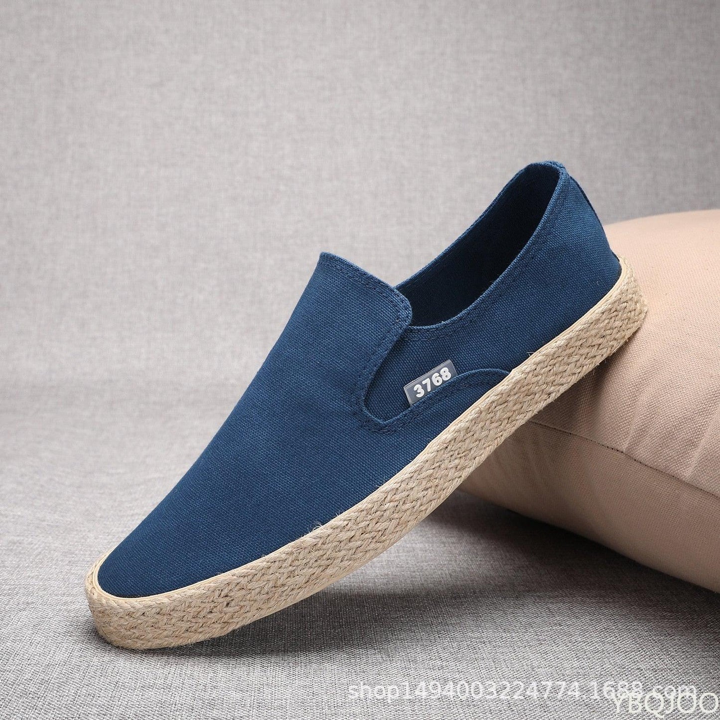 Back to Basics men's slip-on canvas shoes