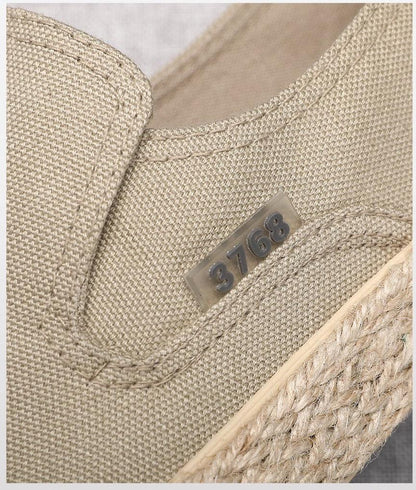 Back to Basics men's slip-on canvas shoes