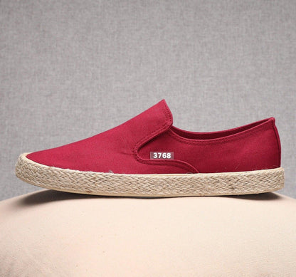 Back to Basics men's slip-on canvas shoes