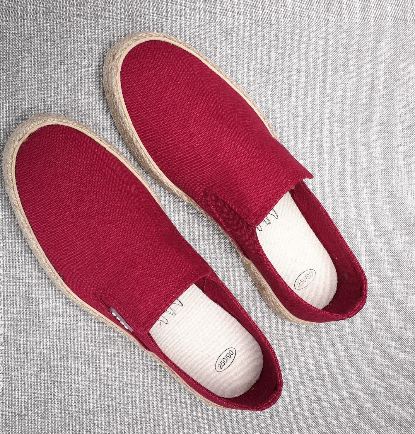 Back to Basics men's slip-on canvas shoes