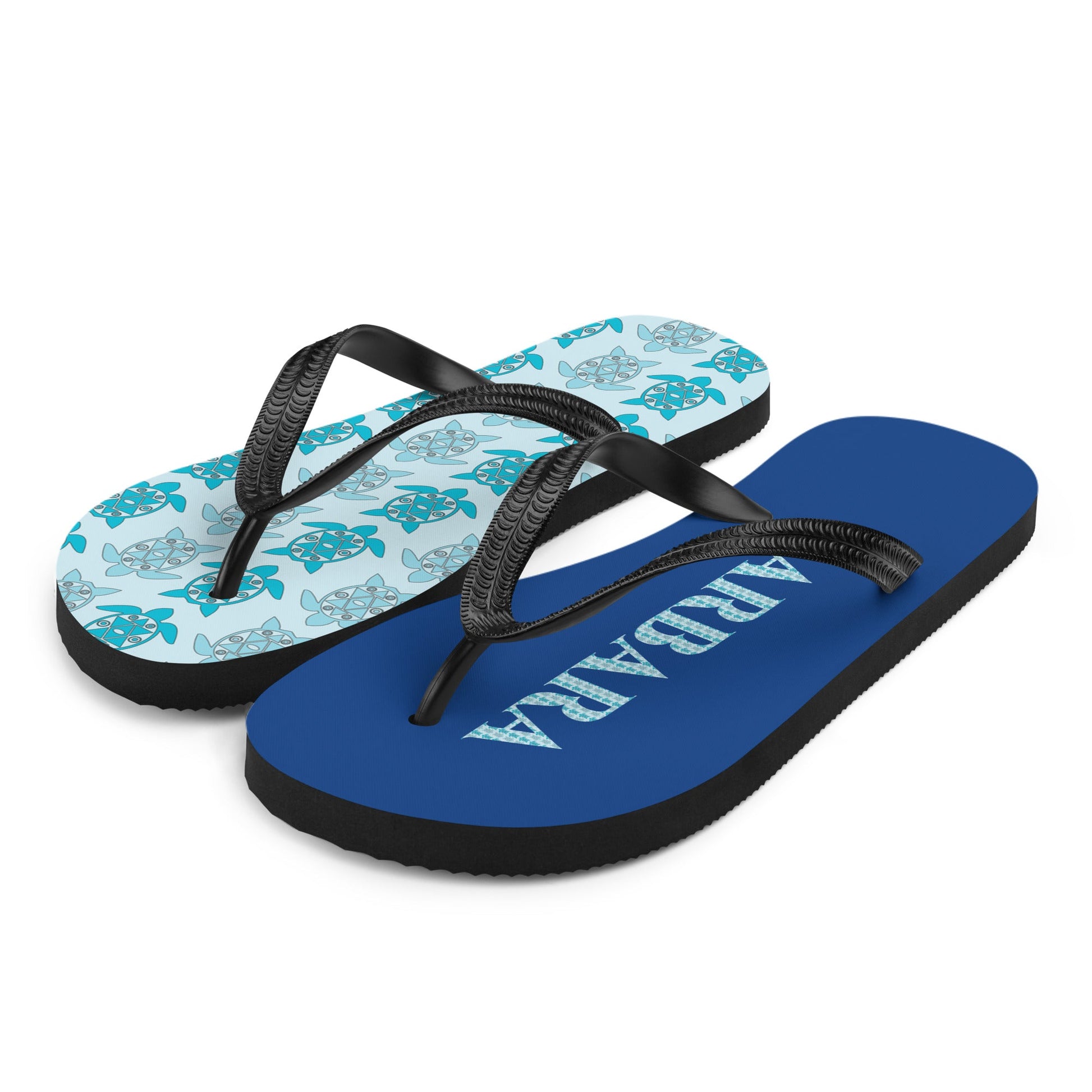 Barbara - Personalized name flip flops