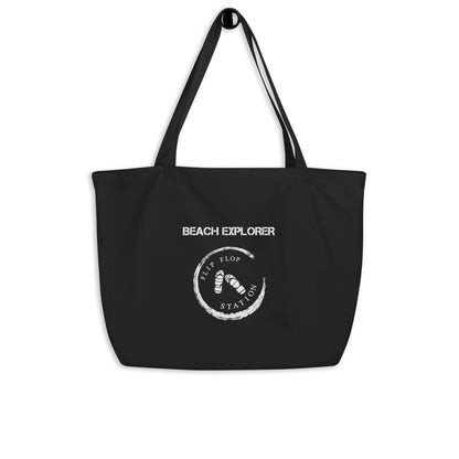 Beach Explorer Large organic tote bag