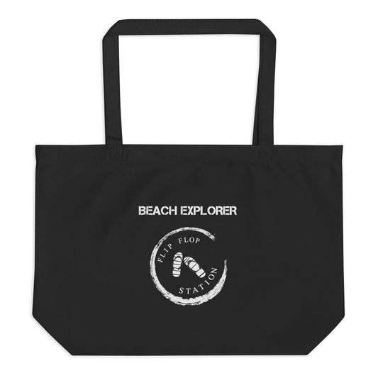 Beach Explorer Large organic tote bag