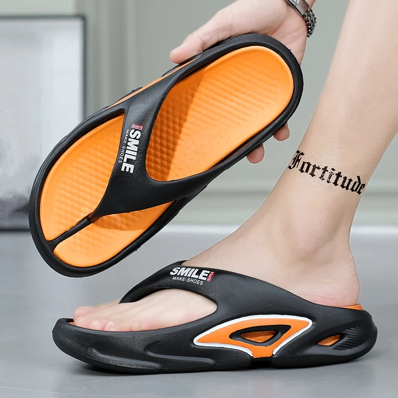 Big Smile! Men's Flip Flops Design