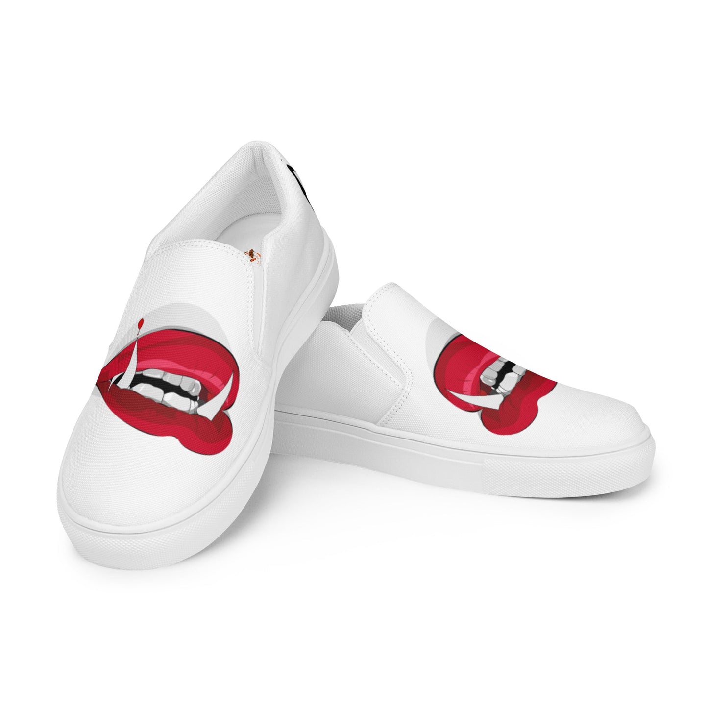 Bite Me Men’s slip-on canvas shoes