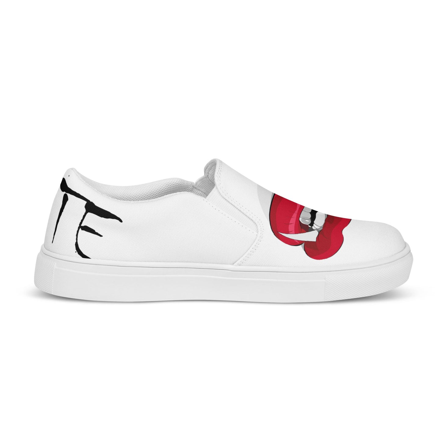 Bite Me Men’s slip-on canvas shoes